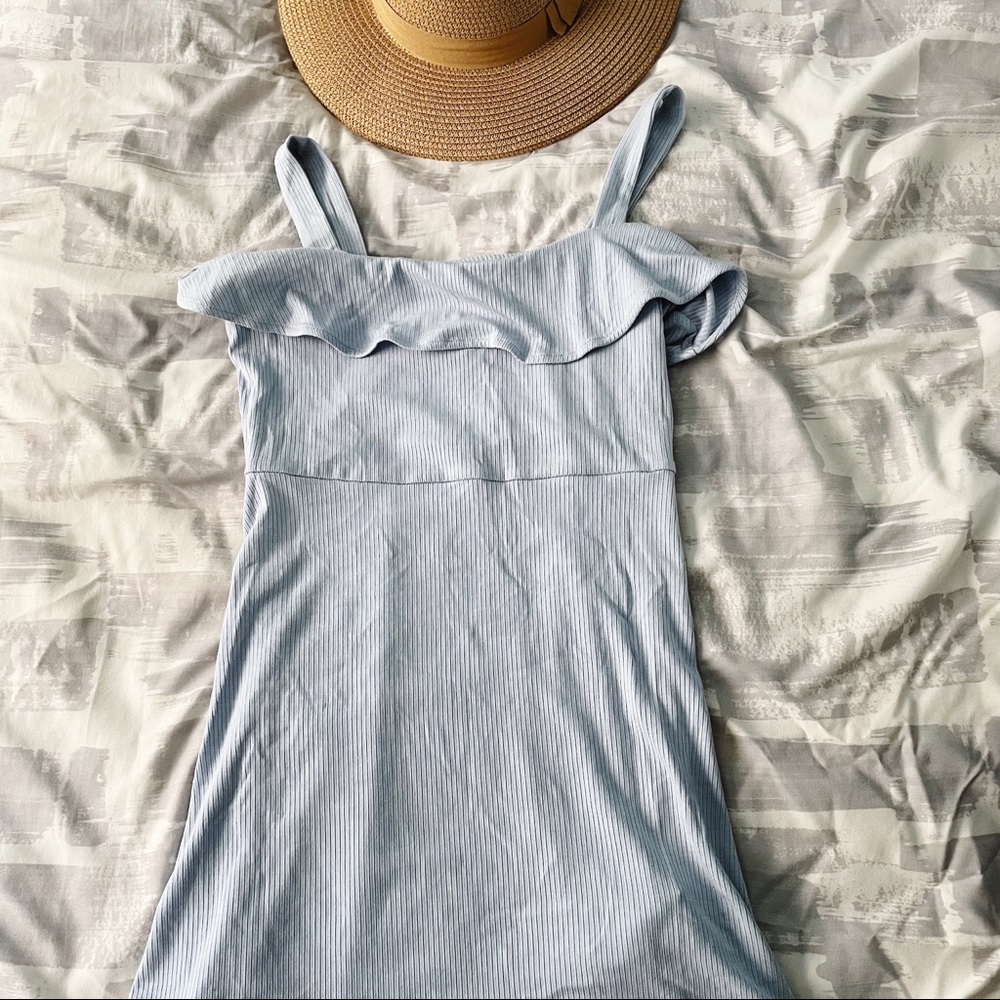 Light Blue Skater Dress